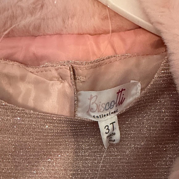 2 PC Set Biscotti Pink Pea Coat w/ Dress - Picture 8 of 11